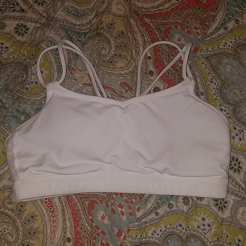 lululemon white sports bra